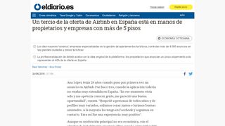 
                            9. Un tercio de la oferta de Airbnb en España está en manos - Eldiario.es