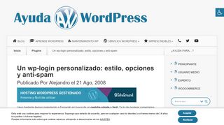 
                            6. Un wp-login personalizado: estilo, opciones y anti-spam • Ayuda ...