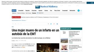 
                            12. Una mujer muere de un infarto en un autobús de la EMT - Diario de ...