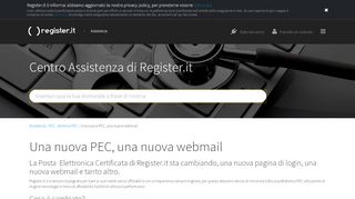 
                            3. Una nuova PEC, una nuova webmail - Register.it