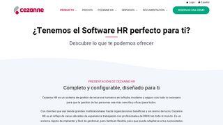 
                            2. Una solución de Software de RRHH - Cezanne HR