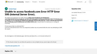 
                            7. Unable to access facebook.com Error HTTP Error 500 (Internal ...