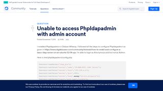 
                            10. Unable to access Phpldapadmin with admin account | DigitalOcean