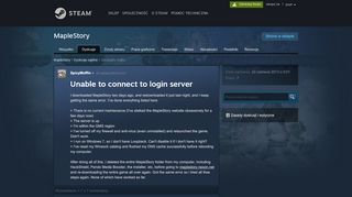 
                            11. Unable to connect to login server :: MapleStory Dyskusje ogólne