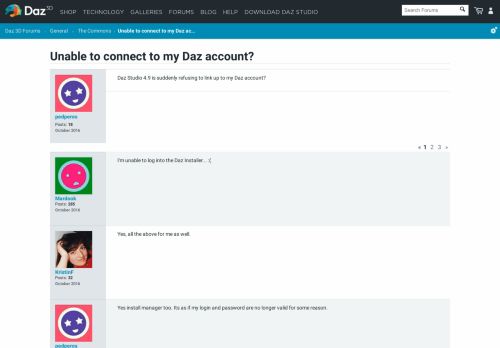 
                            4. Unable to connect to my Daz account? - Daz 3D Forums