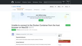 
                            1. Unable to connect to the Docker Container from the host browser on ...