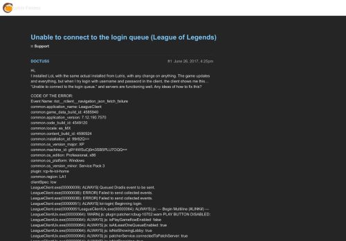 
                            11. Unable to connect to the login queue (League of Legends) - Support ...