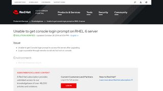 
                            8. Unable to get console login prompt on RHEL 6 server