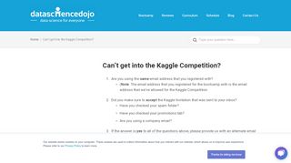 
                            9. Unable to get into the Kaggle Competition? – Help Center – Data ...