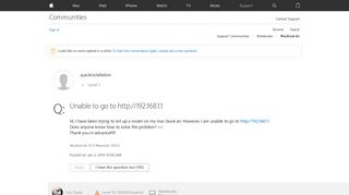 
                            12. Unable to go to http://192.168.1.1 - Apple Community
