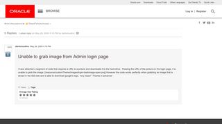 
                            12. Unable to grab image from Admin login page | Oracle Community