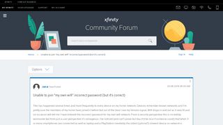 
                            10. Unable to join “my own wifi” incorrect password (b... - Xfinity ...