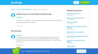 
                            10. Unable to log in on the kindle fire/Android app - Duolingo Forum