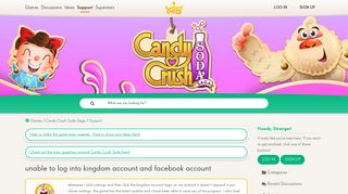 
                            6. unable to log into kingdom account and facebook account — King ...