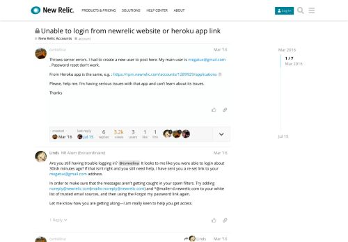 
                            13. Unable to login from newrelic website or heroku app link - Sales ...