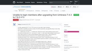 
                            10. Unable to login members after upgrading from Umbraco 7.4.3 to 7.6.3 ...