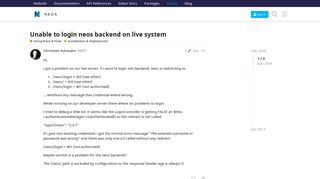 
                            13. Unable to login neos backend on live system - Discuss Neos