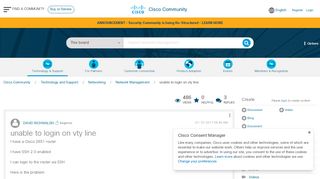 
                            8. unable to login on vty line - Cisco Community