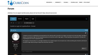 
                            8. Unable to Login to Cryptobullions – Solved – Support – Curecoin.net ...