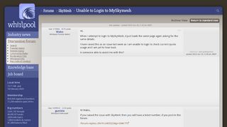 
                            8. Unable to Login to MySkymesh - SkyMesh - Whirlpool Forums