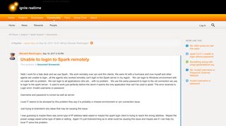 
                            6. Unable to login to Spark remotely | Ignite Realtime
