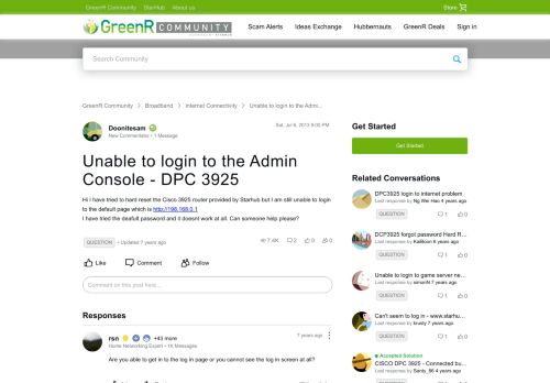 
                            5. Unable to login to the Admin Console - DPC 3925 - StarHub ...