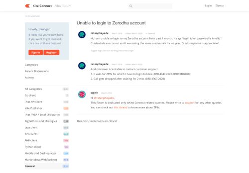 
                            7. Unable to login to Zerodha account - Kite Connect developer forum