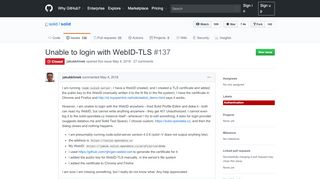 
                            10. Unable to login with WebID-TLS · Issue #137 · solid/solid · GitHub