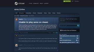 
                            7. Unable to play anno on steam :: Anno Online General Discussions