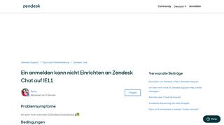 
                            10. Unable to sign in to Zendesk Chat on IE11 – Zendesk Support