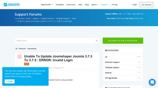 
                            7. Unable to update Joomshaper Joomla 3.7.3 to 3.7.5 : ERROR: Invalid ...