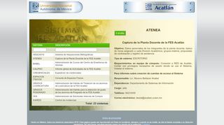 
                            4. UNAM - FES Acatlán - Catálogo de Sistemas