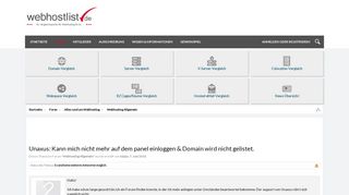 
                            11. Unaxus: Kann mich nicht mehr auf dem panel einloggen & Domain wird ...