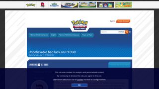 
                            2. Unbelievable bad luck on PTCGO - Player vs. Player - Pokémon TCG ...