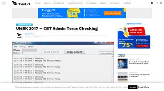 
                            13. UNBK 2017 – CBT Admin Terus Checking » Rhiel ID