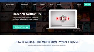 
                            10. Unblock Netflix | SaferVPN