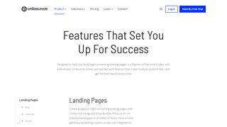 
                            5. Unbounce Landing-Page-Baukasten & Conversion-Tools | Funktionen
