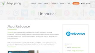 
                            13. Unbounce - SharpSpring Tech Partner | App Marketplace