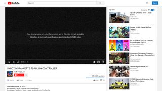 
                            8. UNBOXING MANETTE PS4 BURN CONTROLLER ! - YouTube