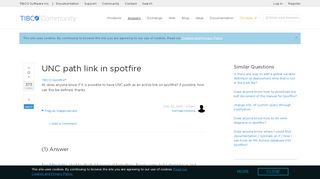 
                            6. UNC path link in spotfire | TIBCO Community