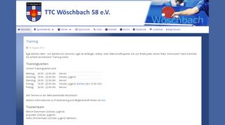 
                            13. Uncategorised - TTC Wöschbach