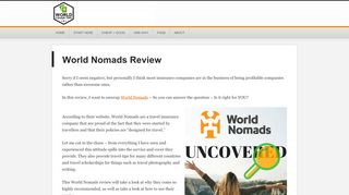 
                            13. Uncovered – World Nomads - World Cover Tips