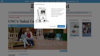 
                            4. UNC's 'Sakai Cat' often overlooked - The Daily Tar Heel