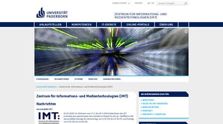 
                            9. und Medientechnologien (IMT) - Universität Paderborn