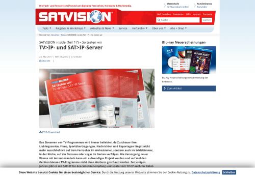 
                            7. und SAT>IP-Server - Satvision