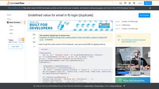 
                            6. Undefined value for email in fb login - Stack Overflow