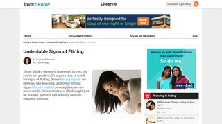 
                            11. Undeniable Signs of Flirting | LoveToKnow