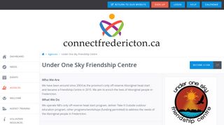 
                            13. Under One Sky Friendship Centre | Connect Fredericton