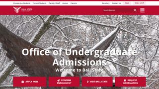 
                            2. Undergraduate Admissions | Ball State University