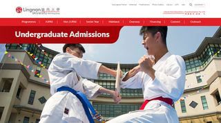 
                            11. Undergraduate Admissions - Lingnan University